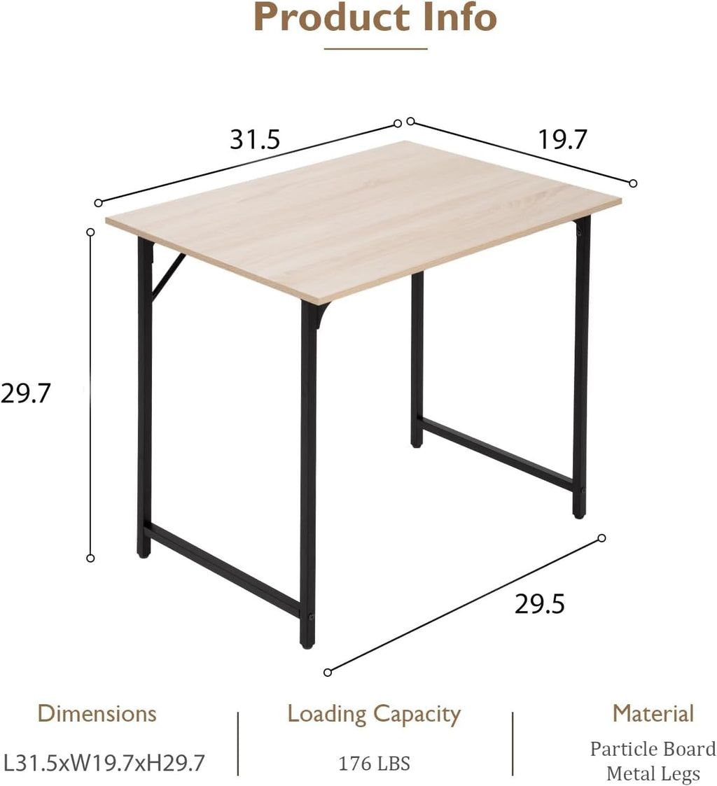BestOffice Computer Desk,Home Office Desk, Modern Simple Style for Home Office Study Writing (Black, 47 inch)