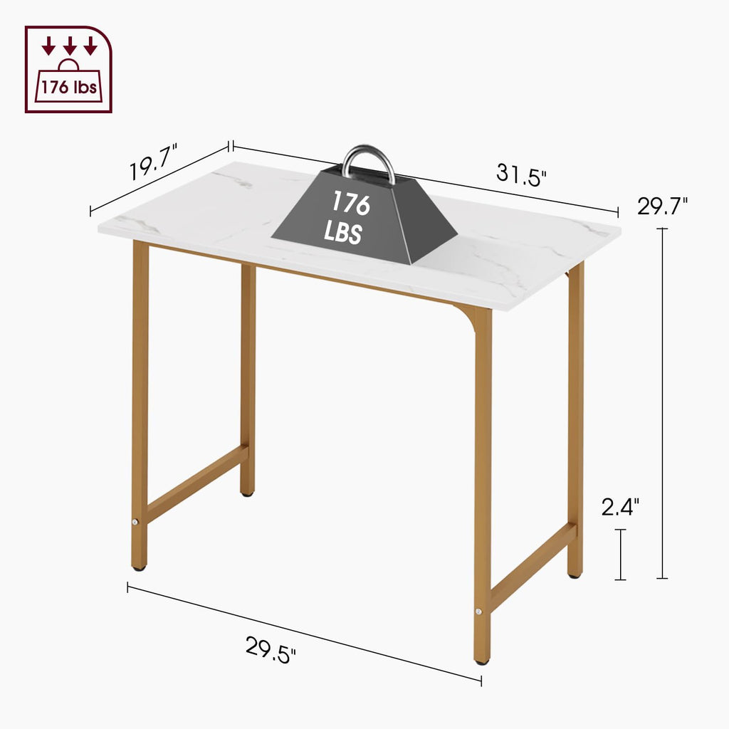 BestOffice Computer Desk,Home Office Desk, Modern Simple Style for Home Office Study Writing (Black, 47 inch)