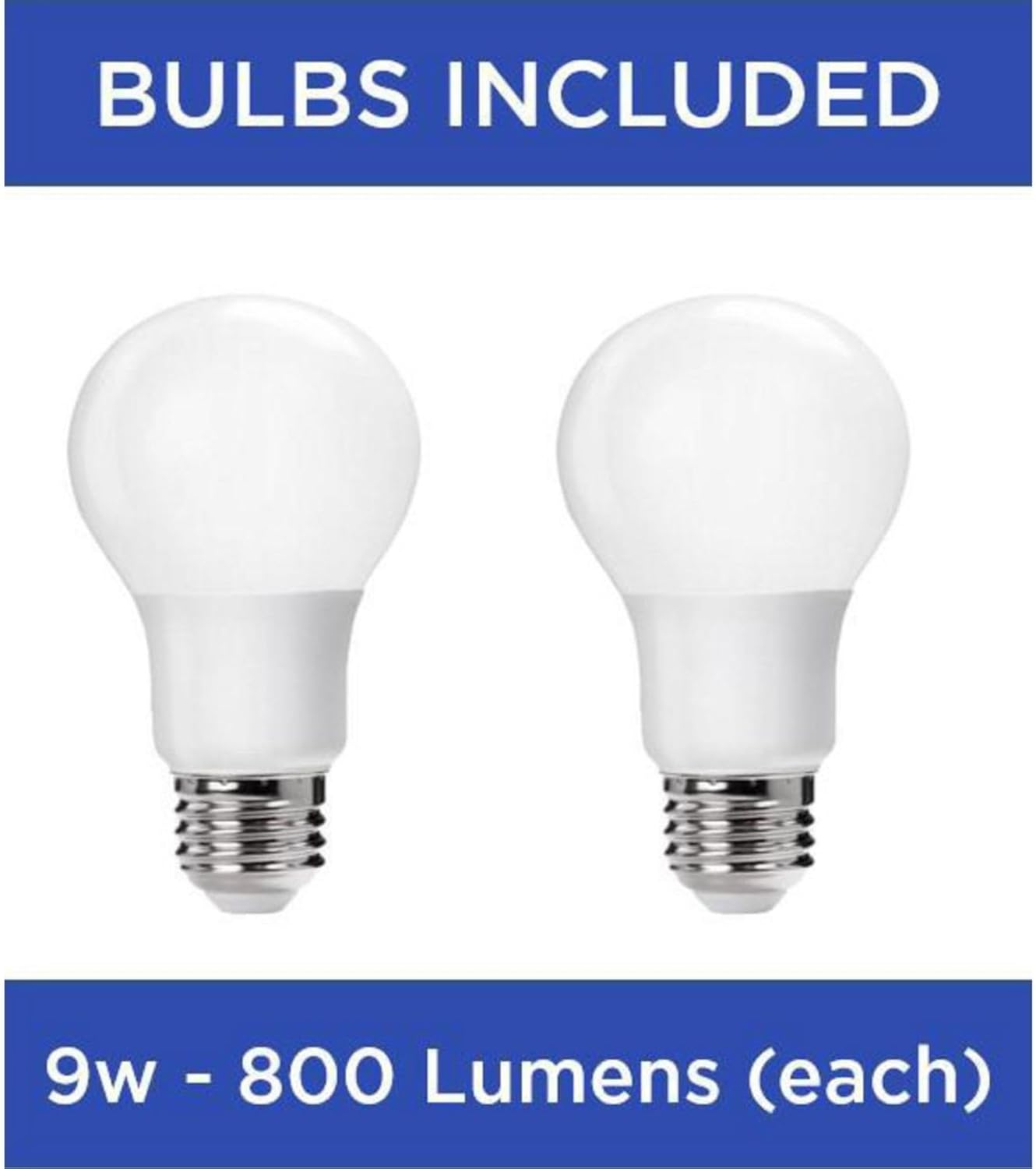 Progress Lighting 2-Light Ceiling Fan Light Kit for AirPro Collection Ceiling Fans, Classic Tranisitonal Style with Alabaster Style Glass Bowl, Includes 2 LED Light Bulbs and Finials in 5 Colors