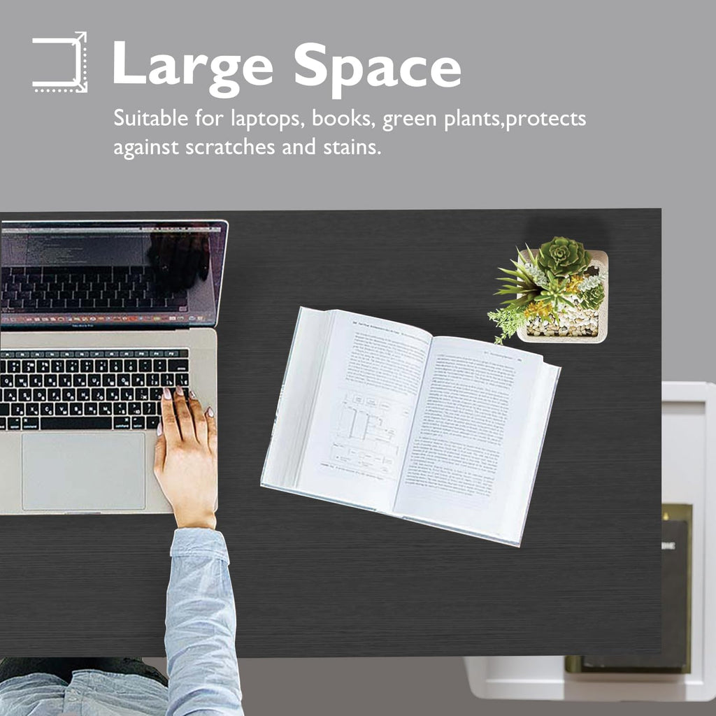 BestOffice Computer Desk,Home Office Desk, Modern Simple Style for Home Office Study Writing (Black, 47 inch)