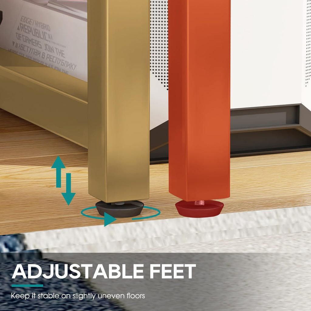 BestOffice Computer Desk,Home Office Desk, Modern Simple Style for Home Office Study Writing (Black, 47 inch)