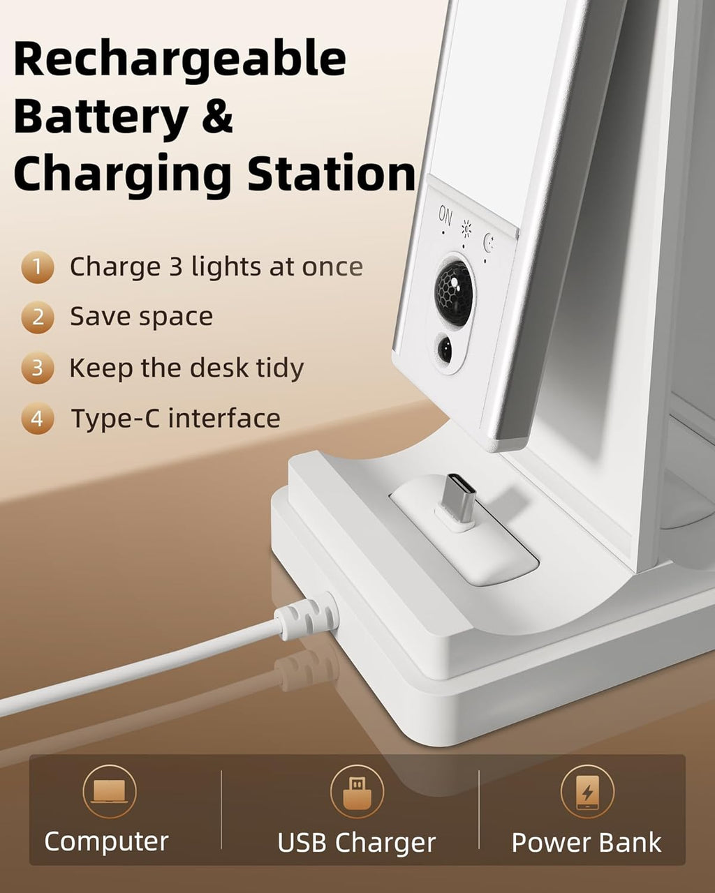 EZVALO 5 Pack Under Cabinet Lighting, Rechargeable Motion Sensor Light, LED Closet Lights Wireless, 5700K Dimmable, Timer, Magnetic, with Remote Control for Kitchen, Closet, Stair